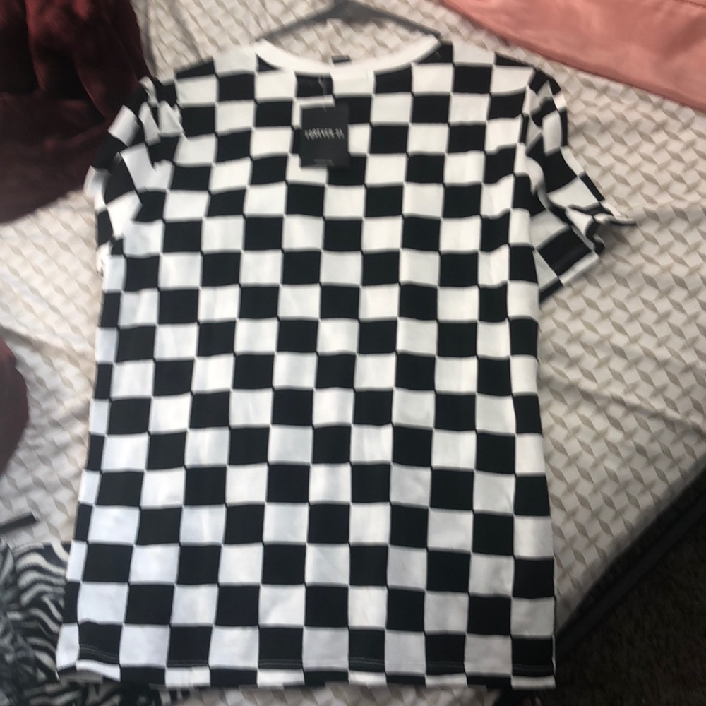 checkered shirt